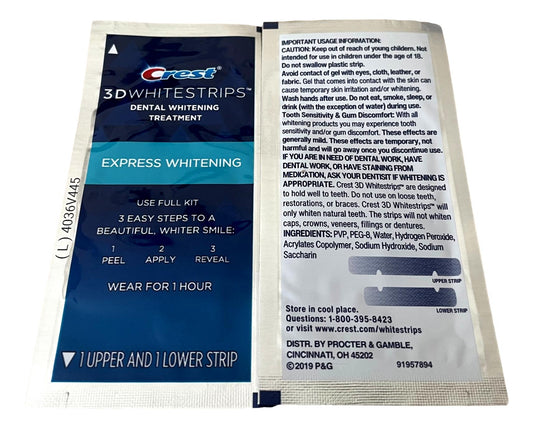 Crest 1hr Express Teeth Whitening Strips