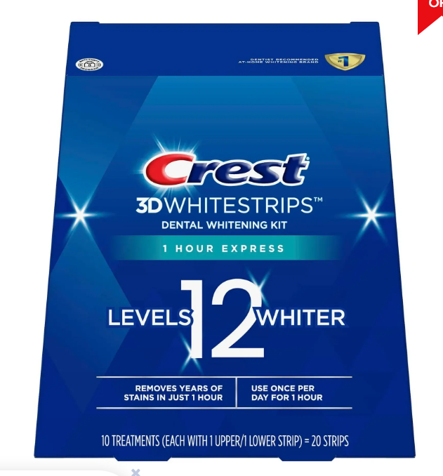 Crest 1hr Express Teeth Whitening Strips