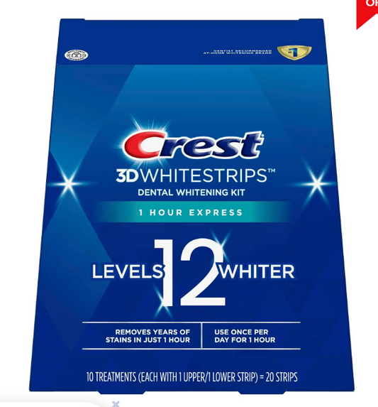 Crest 1hr Express Teeth Whitening Strips
