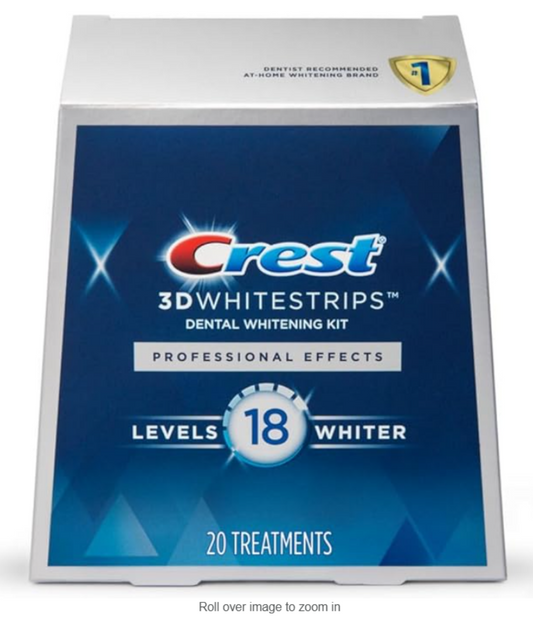 Crest 3D Whitestrips Radiant Express