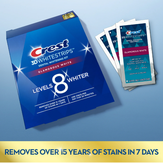 Crest 3D Whitestrips Glamorous White
